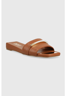 DKNY Кожени чехли ALAINA в кафяво K4235139 - Pepit.bg