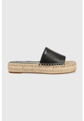 DKNY Кожени чехли CAMILLO в черно с платформа K1304618 - Pepit.bg