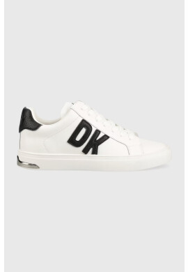 DKNY Кожени маратонки ABENI в бяло K1300916 - Pepit.bg