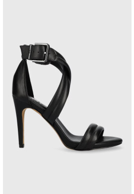 DKNY Кожени сандали ALAINA в черно K4247382 - Pepit.bg