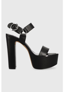 DKNY Кожени сандали SHILA в черно K1336126 - Pepit.bg