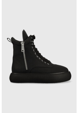 DKNY Маратонки Aken в черно с платформа - Pepit.bg