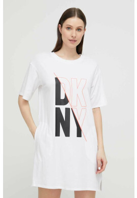 DKNY Нощница дамска в бяло - Pepit.bg
