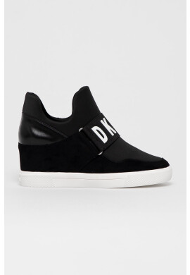 DKNY Обувки в черно със скосена платформа - Pepit.bg