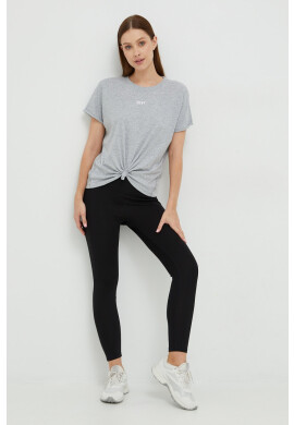 DKNY Памучна тениска в сиво - Pepit.bg