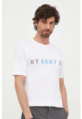 DKNY Памучна тениска (3 броя) с принт - Pepit.bg
