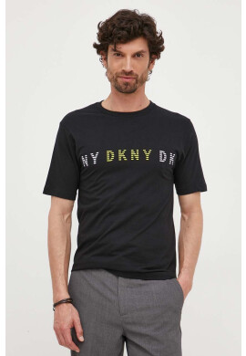 DKNY Памучна тениска (3 броя) с принт - Pepit.bg
