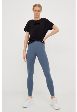 DKNY Памучна тениска в черно - Pepit.bg
