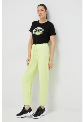 DKNY Памучна тениска в черно - Pepit.bg