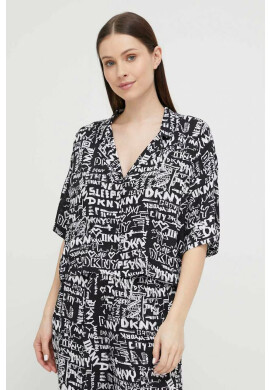 DKNY Пижама дамска в черно - Pepit.bg