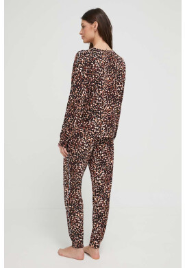 DKNY Пижама дамска в черно - Pepit.bg