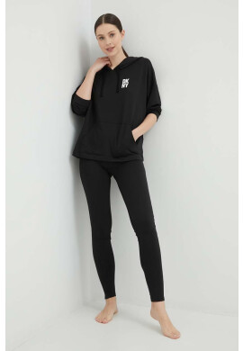 DKNY Пижама дамска в черно - Pepit.bg