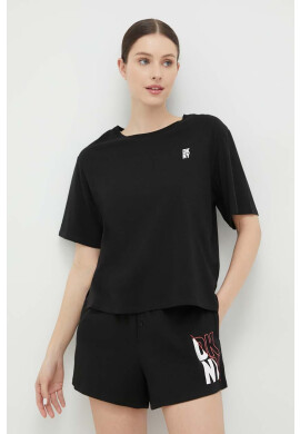 DKNY Пижама дамска в черно - Pepit.bg