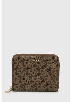 DKNY Портфейл дамски в кафяво - Pepit.bg
