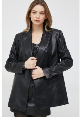 DKNY Сако в черно с двуредно закопчаване с изчистен дизайн - Pepit.bg