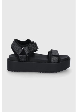 DKNY Сандали дамско в черно с платформа - Pepit.bg
