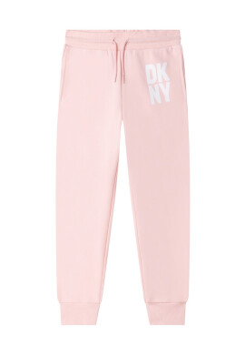 DKNY Спортен панталон в розово с изчистен дизайн - Pepit.bg