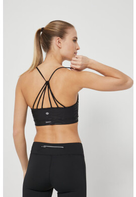 DKNY Спортен сутиен в черно с десен - Pepit.bg