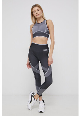 DKNY Спортен сутиен в сиво с десен - Pepit.bg