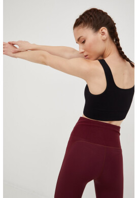 DKNY Спортен сутиен в черно с изчистен дизайн - Pepit.bg