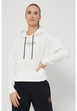 DKNY Суичър в розово с изчистен дизайн - Pepit.bg