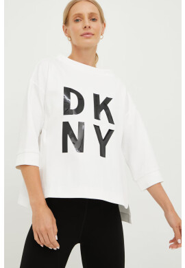 DKNY Суичър в розово с апликация - Pepit.bg