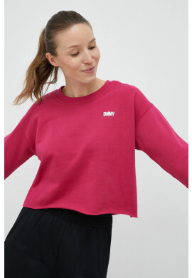 DKNY Суичър в черно с изчистен дизайн - Pepit.bg