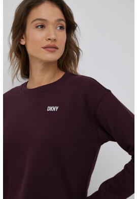 DKNY Суичър в бяло с изчистен дизайн - Pepit.bg