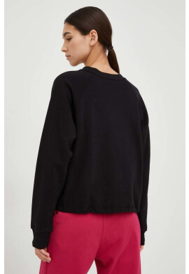 DKNY Суичър в черно с изчистен дизайн - Pepit.bg