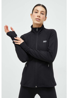 DKNY Суичър в черно с принт - Pepit.bg
