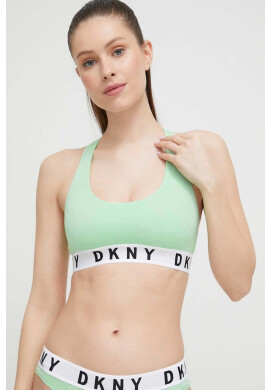 DKNY Сутиен в зелено с изчистен дизайн - Pepit.bg
