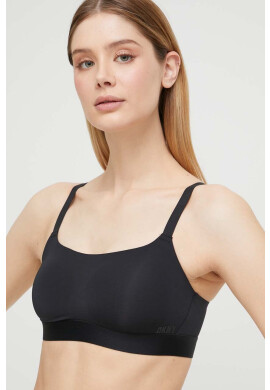 DKNY Сутиен в черно с изчистен дизайн - Pepit.bg