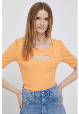 DKNY Тениска в оранжево - Pepit.bg