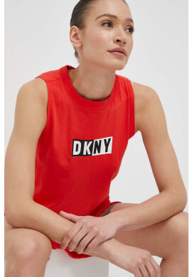 DKNY Топ дамски в червено - Pepit.bg