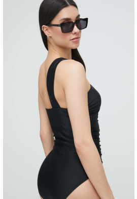 DKNY Цял бански в черно с леко подплатена чашка - Pepit.bg