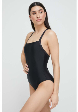 DKNY Цял бански в черно с леко подплатена чашка - Pepit.bg