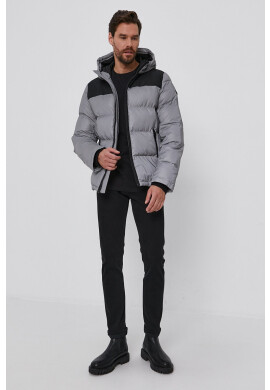 DKNY Яке мъжко в сиво със зимна изолация - Pepit.bg