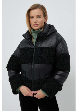 DKNY Яке в черно със зимна изолация с уголемена кройка - Pepit.bg