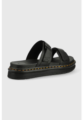 Dr. Martens Кожени чехли в черно - Pepit.bg