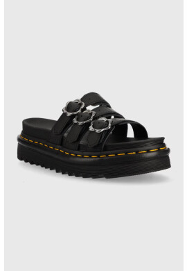 Dr. Martens Кожени чехли Blaire Slide Flwr - Pepit.bg