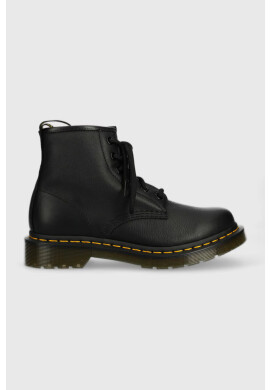 Dr. Martens Кожени кубинки 101 в черно с платформа DM30700001 - Pepit.bg