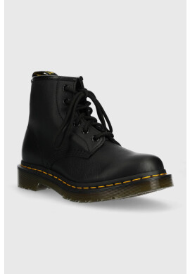 Dr. Martens Кожени кубинки 101 в черно с платформа DM30700001 - Pepit.bg