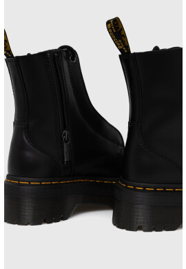 Dr. Martens Кожени кубинки дамски в бяло с равна подметка - Pepit.bg
