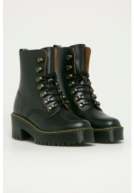 Dr. Martens Кожени кубинки Leona - Pepit.bg