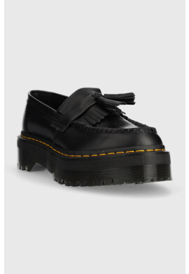 Dr. Martens Кожени мокасини Adrian Quad в черно с платформа DM27989001 - Pepit.bg