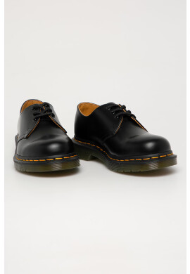 Dr. Martens Кожени половинки обувки 1461 в черно с равна подметка 11838002 - Pepit.bg