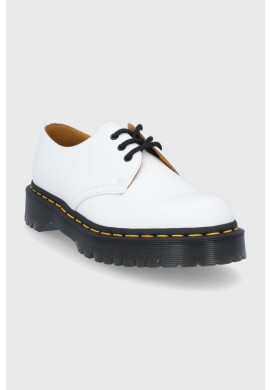 Dr. Martens Кожени половинки обувки Bex 1461 в бяло - Pepit.bg