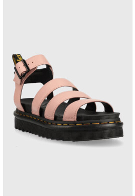 Dr. Martens Кожени сандали Blaire в розово с платформа DM30706329 - Pepit.bg
