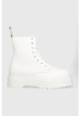 Dr. Martens Кубинки V Jadon II Mono в бяло с платформа - Pepit.bg