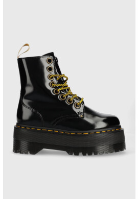 Dr. Martens Кубинки Vegan Jadon Max в черно с платформа - Pepit.bg